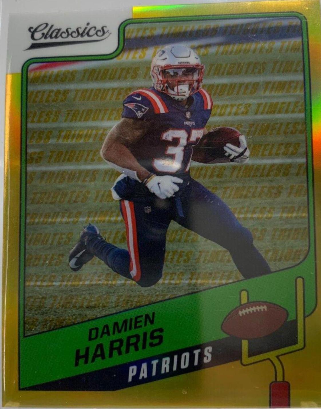 Damien Harris [Premium Edition Timeless Tributes Gold] #71