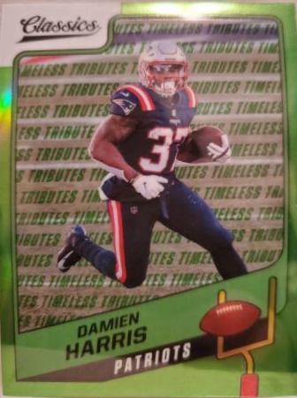 Damien Harris [Premium Edition Timeless Tributes Green] #71