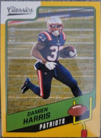 Damien Harris [Timeless Tributes Gold] #71