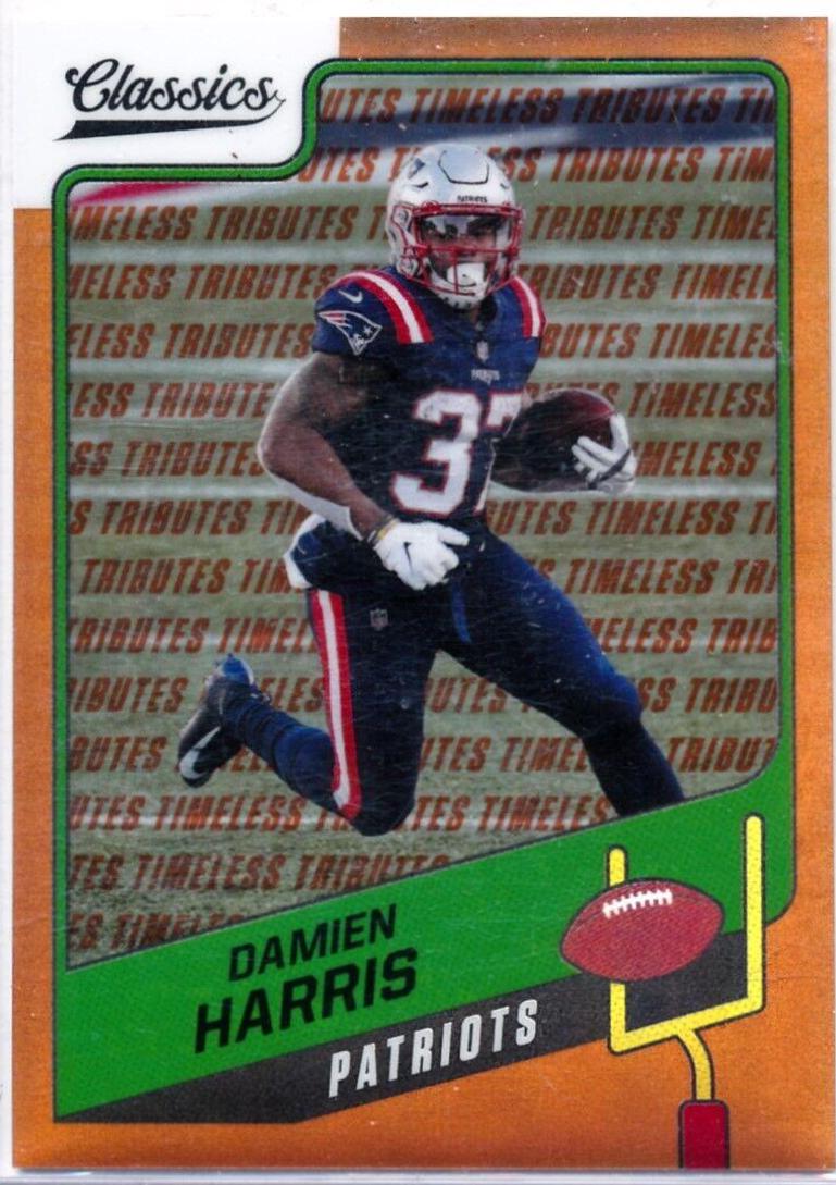 Damien Harris [Timeless Tributes Orange] #71