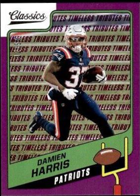 Damien Harris [Timeless Tributes Purple] #71