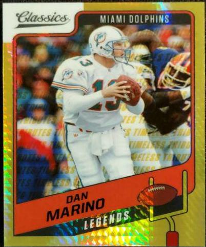 Dan Marino [Timeless Tributes Gold] #138