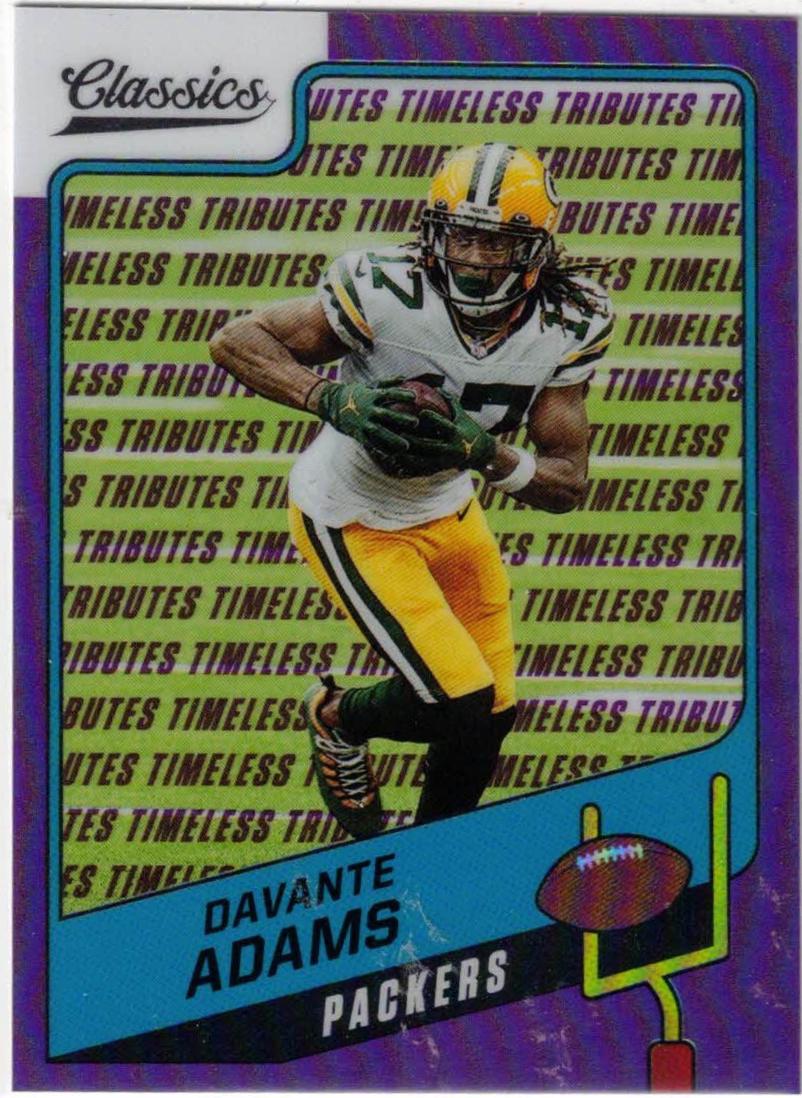 Davante Adams [Premium Edition Timeless Tributes Purple] #39