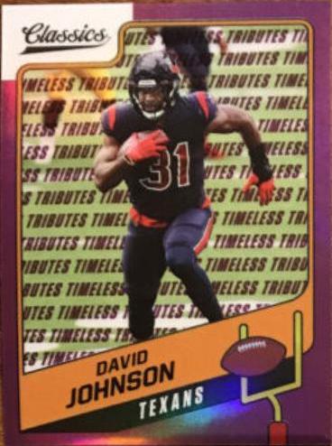 David Johnson [Premium Edition Timeless Tributes Purple] #12