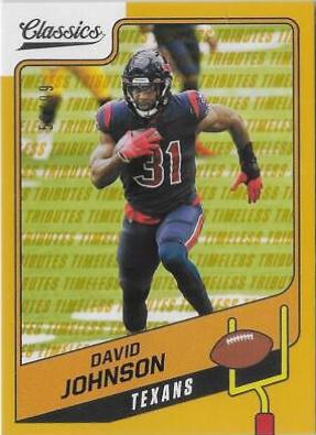 David Johnson [Timeless Tributes Gold] #12
