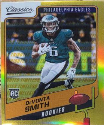 DeVonta Smith [Premium Edition Timeless Tributes Gold] #155