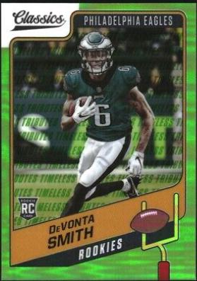 DeVonta Smith [Premium Edition Timeless Tributes Green] #155