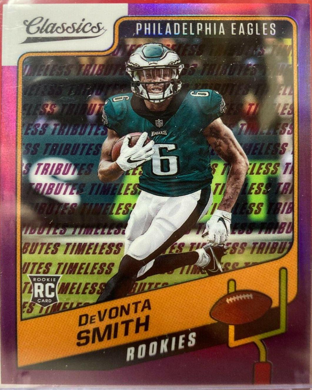 DeVonta Smith [Premium Edition Timeless Tributes Purple] #155