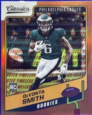 DeVonta Smith [Timeless Tributes Orange] #155