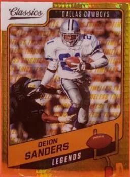 Deion Sanders [H2 Premium Edition Timeless Tributes Gold] #106