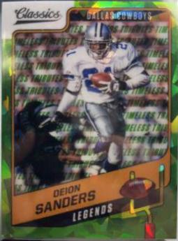 Deion Sanders [H2 Premium Edition Timeless Tributes Green] #106