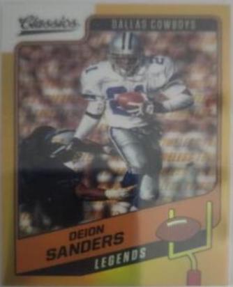 Deion Sanders [Premium Edition Timeless Tributes Gold] #106
