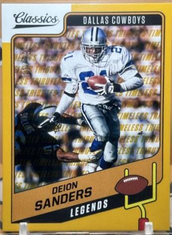 Deion Sanders [Red Back] #106