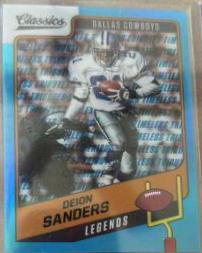 Deion Sanders [Timeless Tributes Blue] #106