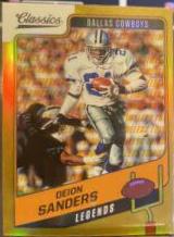 Deion Sanders [Timeless Tributes Gold] #106