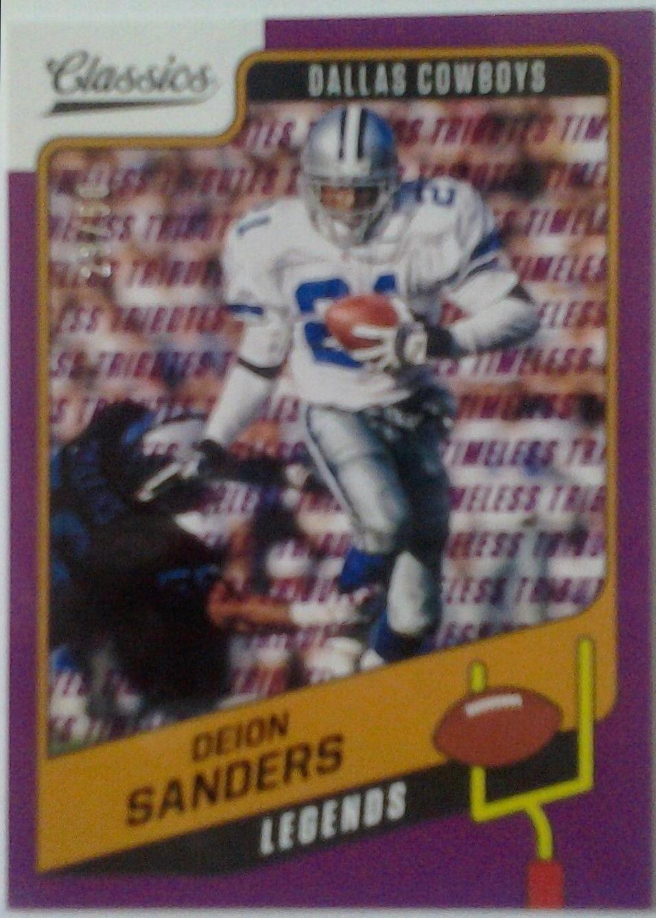 Deion Sanders [Timeless Tributes Purple] #106