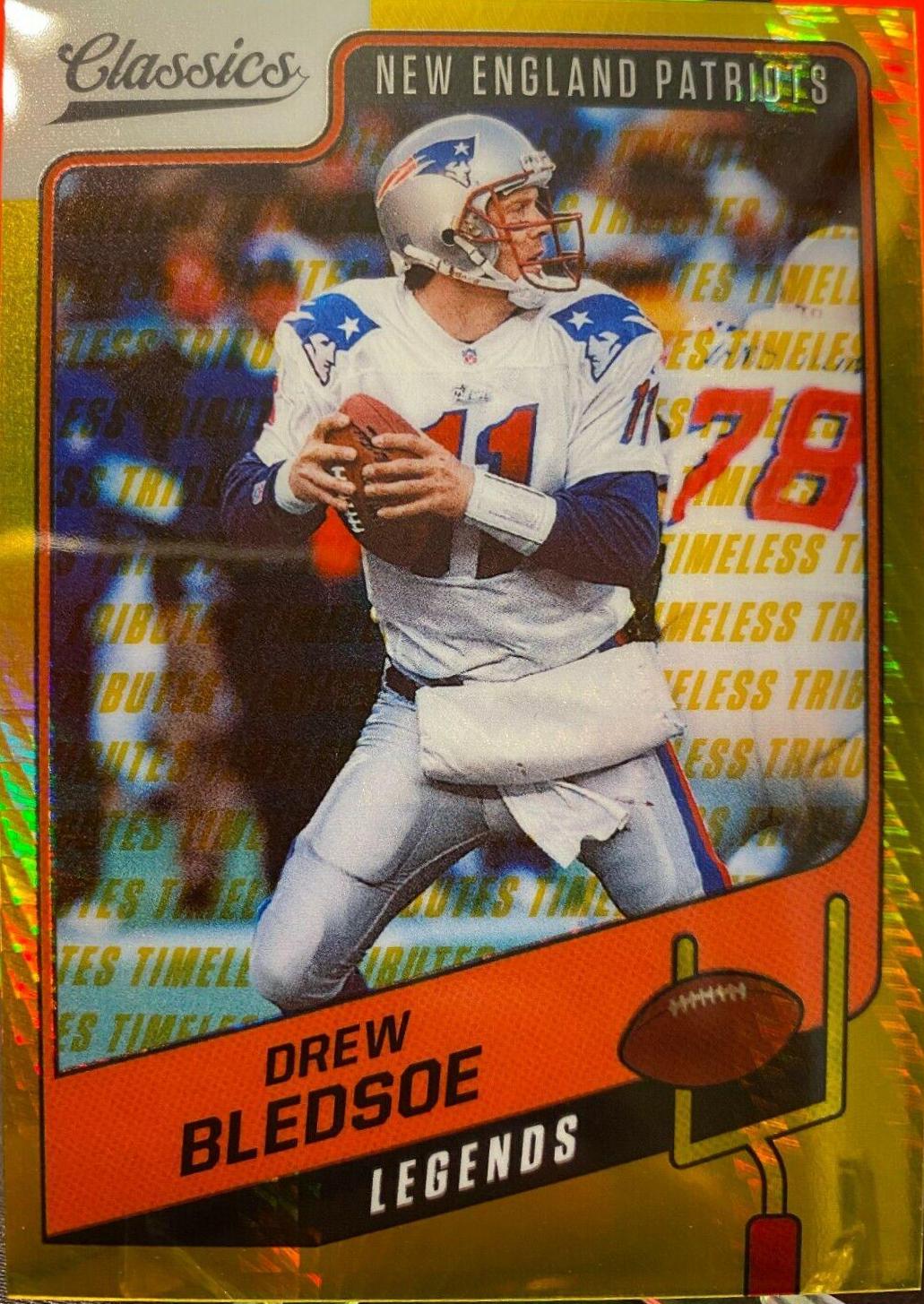 Drew Bledsoe [H2 Premium Edition Timeless Tributes Gold] #143