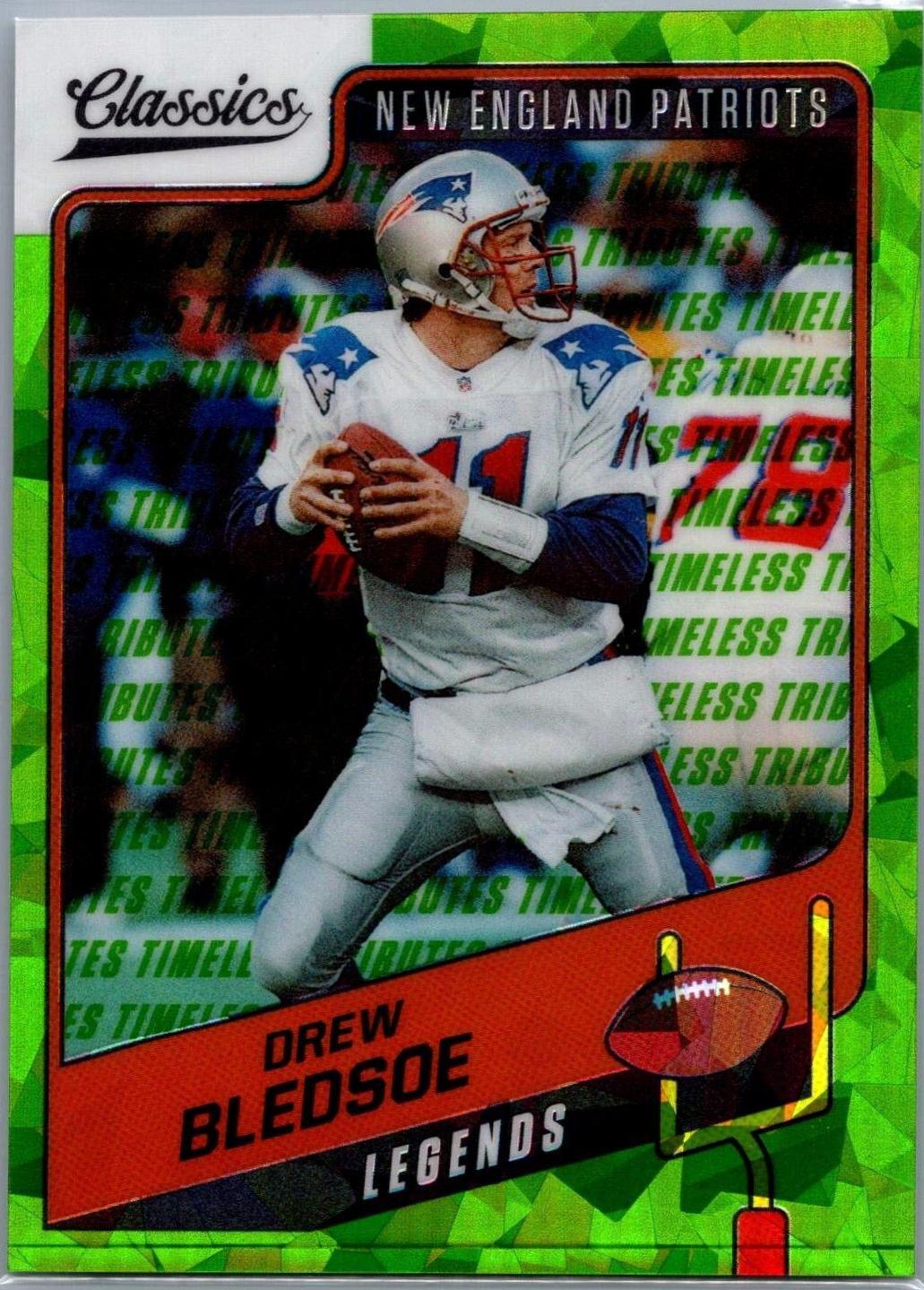 Drew Bledsoe [H2 Premium Edition Timeless Tributes Green] #143