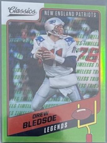 Drew Bledsoe [Premium Edition Timeless Tributes Green] #143