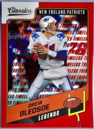 Drew Bledsoe [Timeless Tributes Red] #143