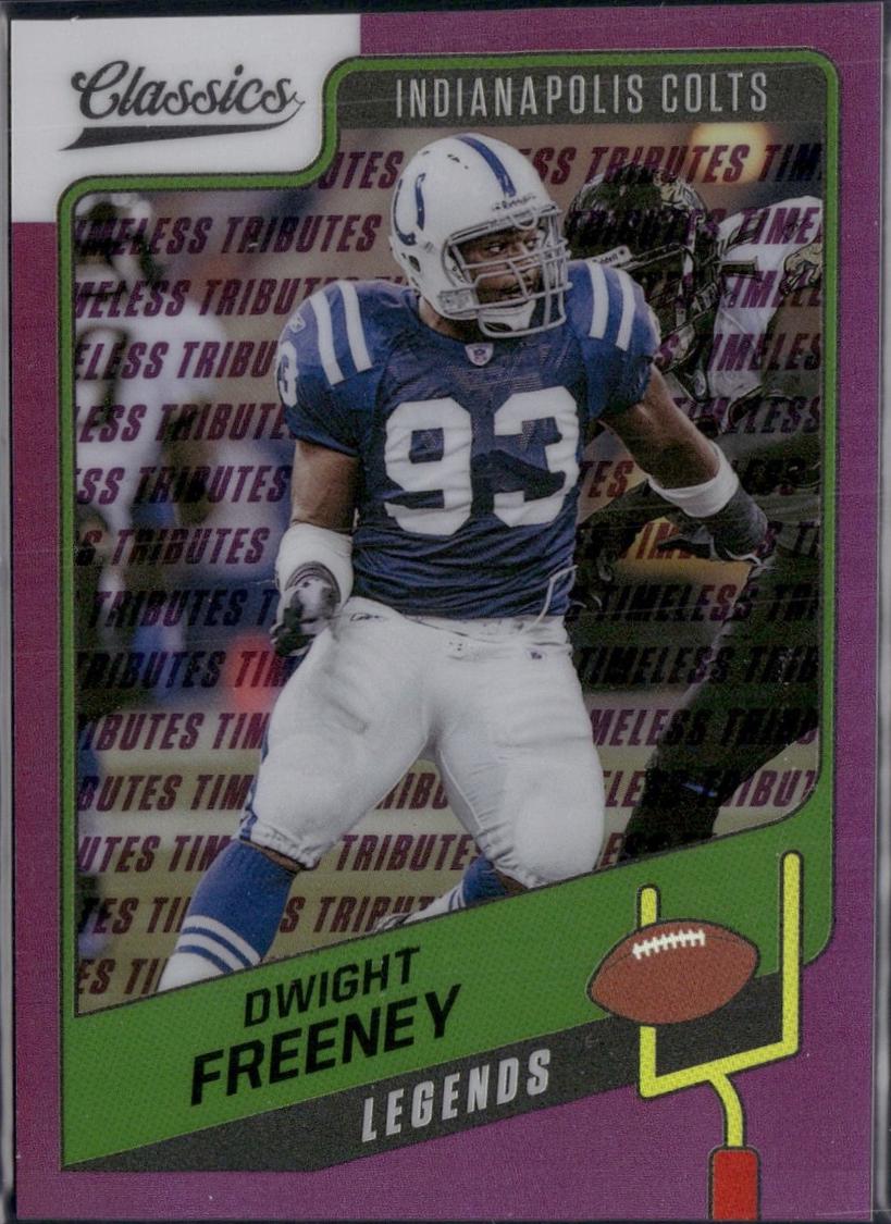 Dwight Freeney [Premium Edition Timeless Tributes Purple] #133