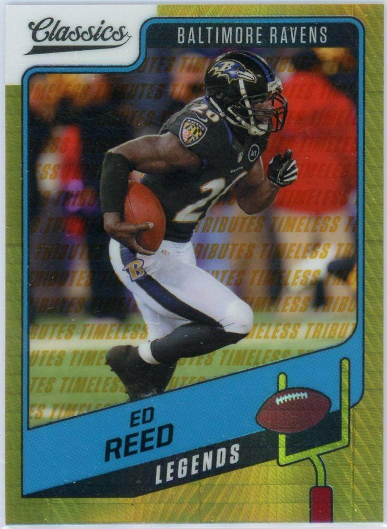 Ed Reed [H2 Premium Edition Timeless Tributes Gold] #119