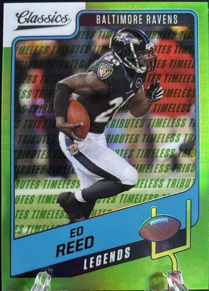 Ed Reed [Premium Edition Timeless Tributes Green] #119