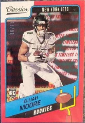 Elijah Moore [Timeless Tributes Red] #166