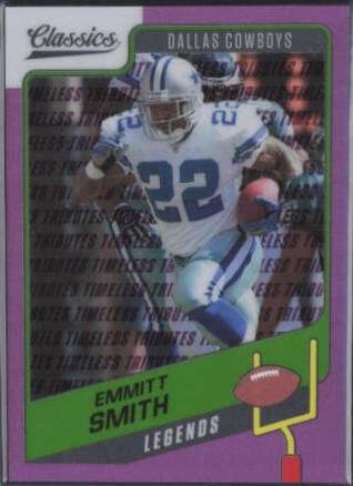 Emmitt Smith [Premium Edition Timeless Tributes Purple] #127