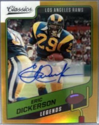 Eric Dickerson [Premium Edition Significant Signature Gold] #137