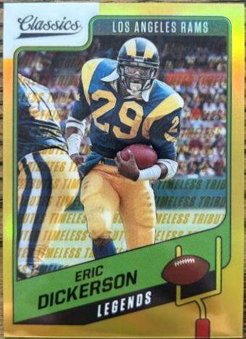 Eric Dickerson [Premium Edition Timeless Tributes Gold] #137