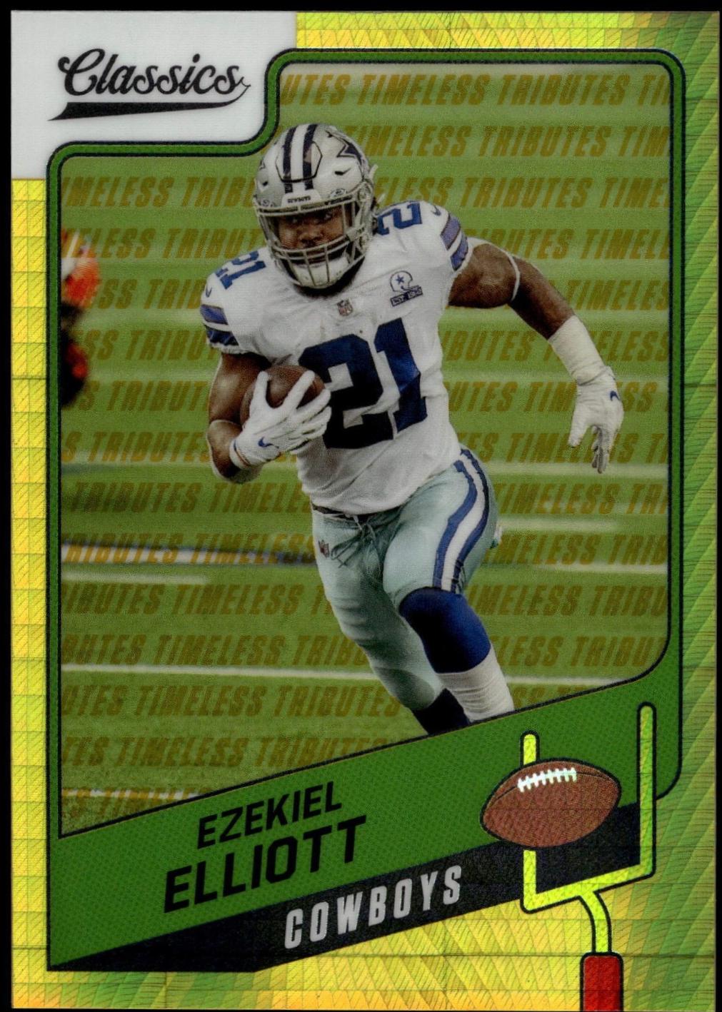 Ezekiel Elliott [H2 Premium Edition Timeless Tributes Gold] #53
