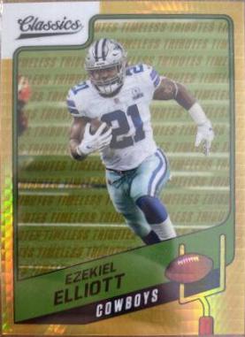 Ezekiel Elliott [Premium Edition Timeless Tributes Gold] #53