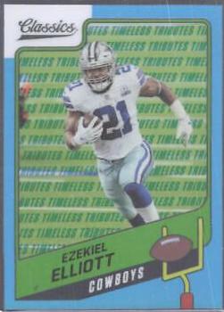 Ezekiel Elliott [Timeless Tributes Blue] #53