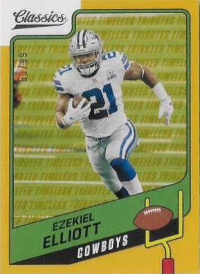 Ezekiel Elliott [Timeless Tributes Gold] #53