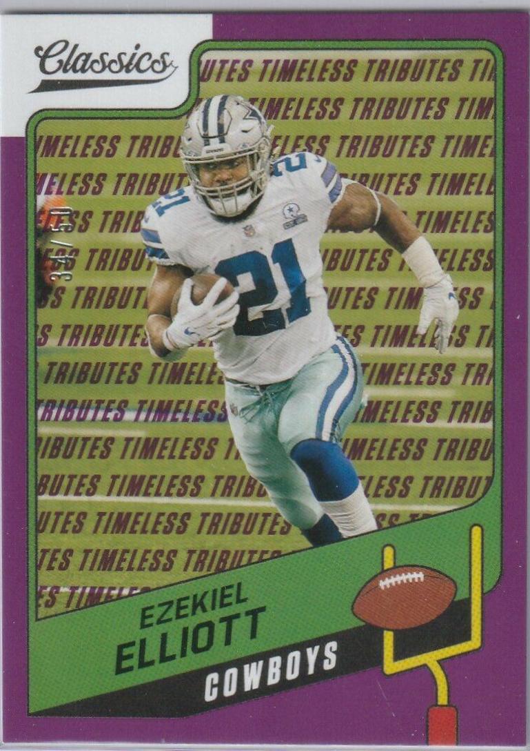 Ezekiel Elliott [Timeless Tributes Purple] #53