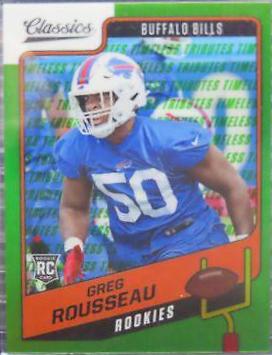Greg Rousseau [Premium Edition Timeless Tributes Green] #200