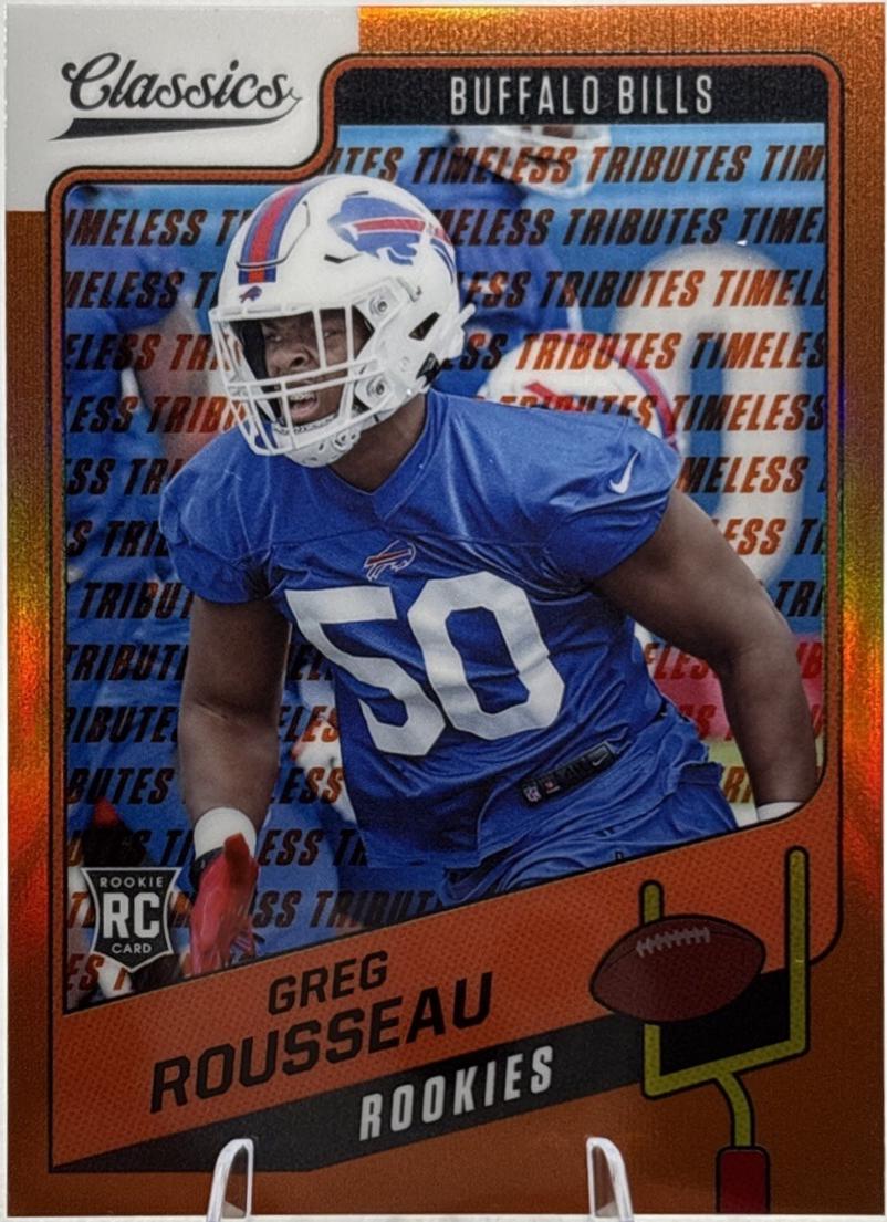 Greg Rousseau [Premium Edition Timeless Tributes Orange] #200