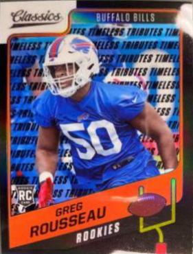Greg Rousseau [Premium Edition Timeless Tributes Purple] #200