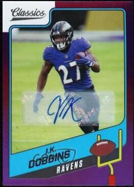 J. K. Dobbins [Premium Edition Significant Signature Purple] #28