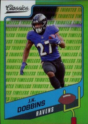 J. K. Dobbins [Premium Edition Timeless Tributes Green] #28