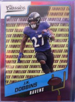 J. K. Dobbins [Premium Edition Timeless Tributes Purple] #28