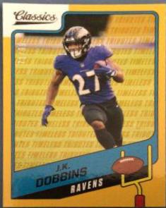 J. K. Dobbins [Timeless Tributes Gold] #28