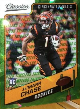 Ja'Marr Chase [H2 Premium Edition Timeless Tributes Green] #157