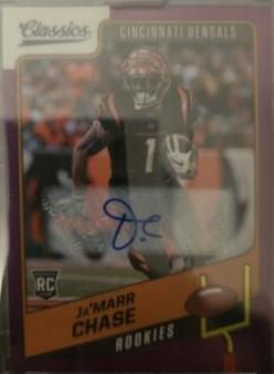 Ja'Marr Chase [Premium Edition Significant Signature Purple] #157
