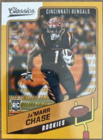 Ja'Marr Chase [Premium Edition Timeless Tributes Gold] #157