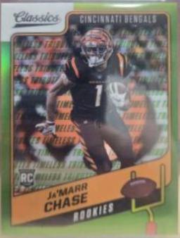 Ja'Marr Chase [Premium Edition Timeless Tributes Green] #157