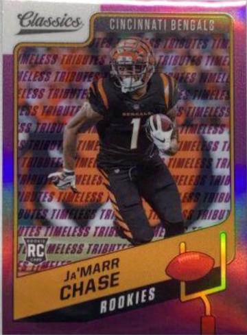 Ja'Marr Chase [Premium Edition Timeless Tributes Purple] #157