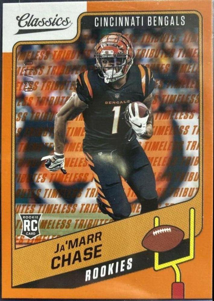 Ja'Marr Chase [Timeless Tributes Orange] #157