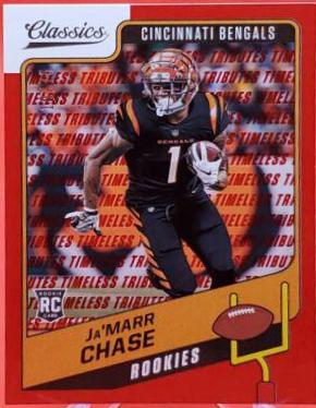 Ja'Marr Chase [Timeless Tributes Red] #157